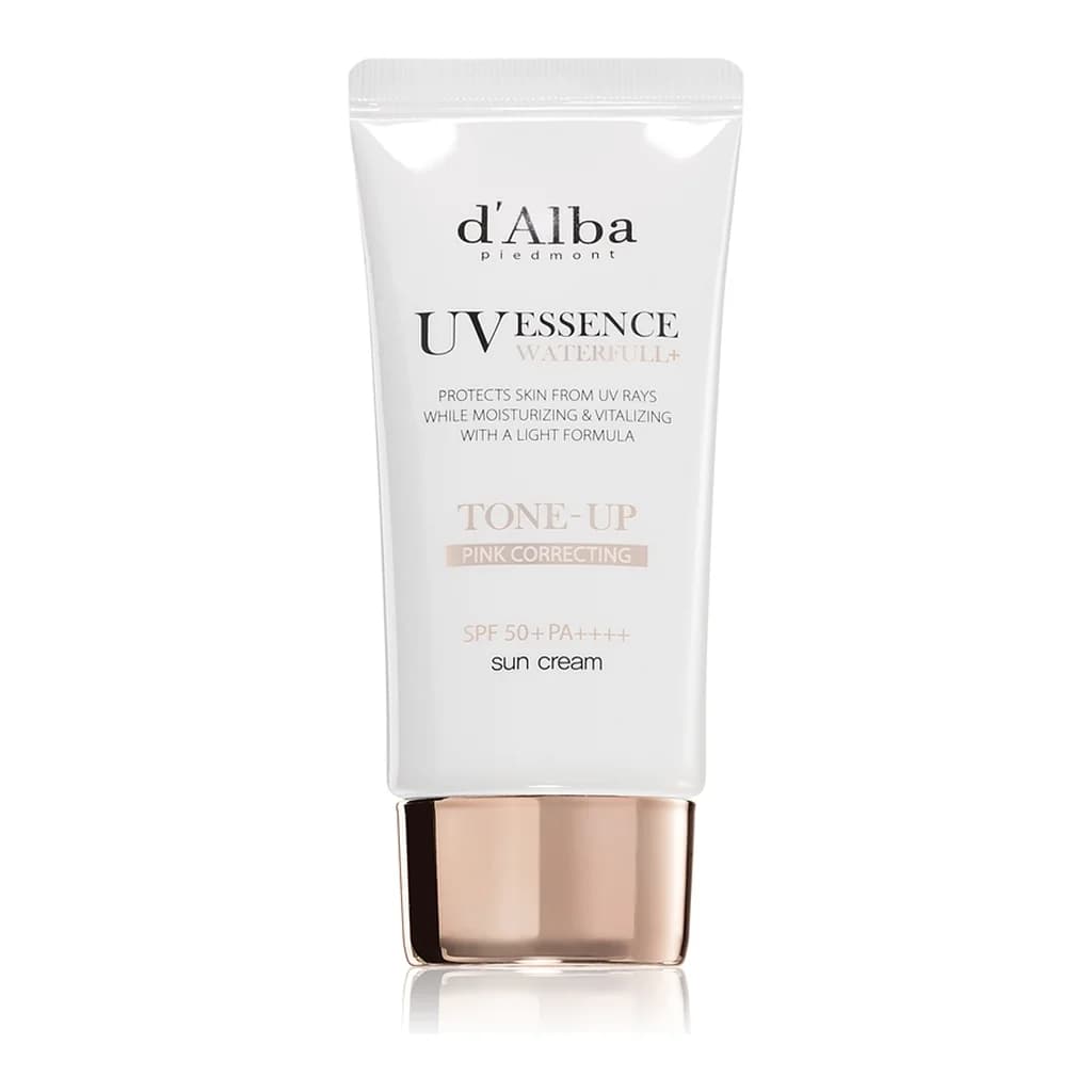 d'Alba Waterfull Pink Correcting Tone-Up Sun Cream