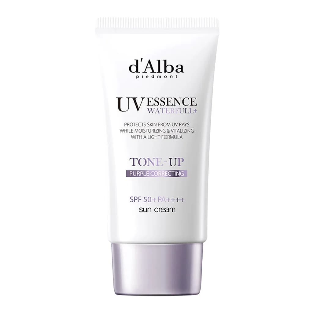 d'Alba Waterfall Tone-Up Sun Cream (Purple) SPF50+ PA++++