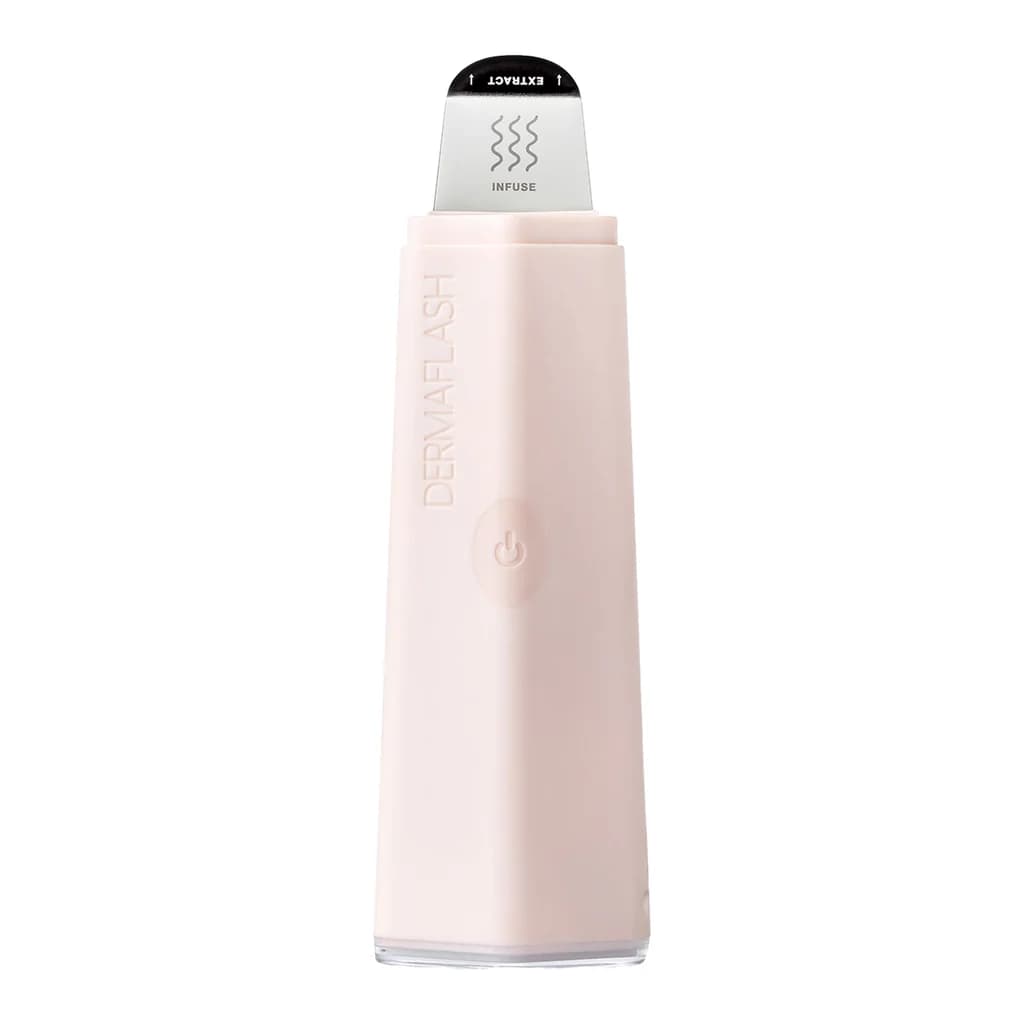 DERMAFLASH DERMAPORE+ Ultrasonic Pore Extractor + Skincare Infuser Set - Blush