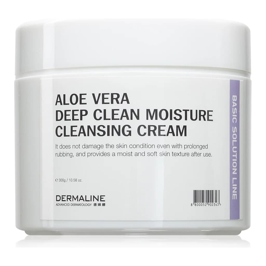 Dermaline Basic Solution Line Aloe Vera Deep Clean Moisture Cleansing Cream