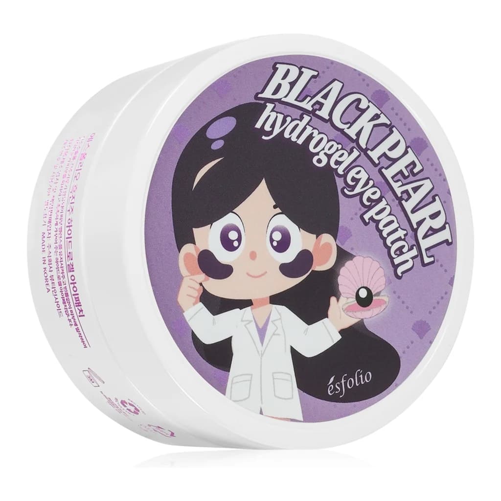 esfolio Black Pearl hydrogel pads for the eye area