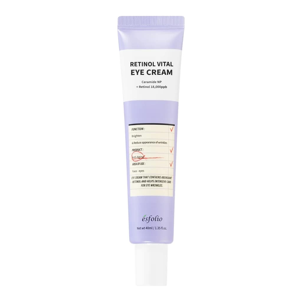 esfolio Retinol Vital anti-wrinkle eye cream with retinol