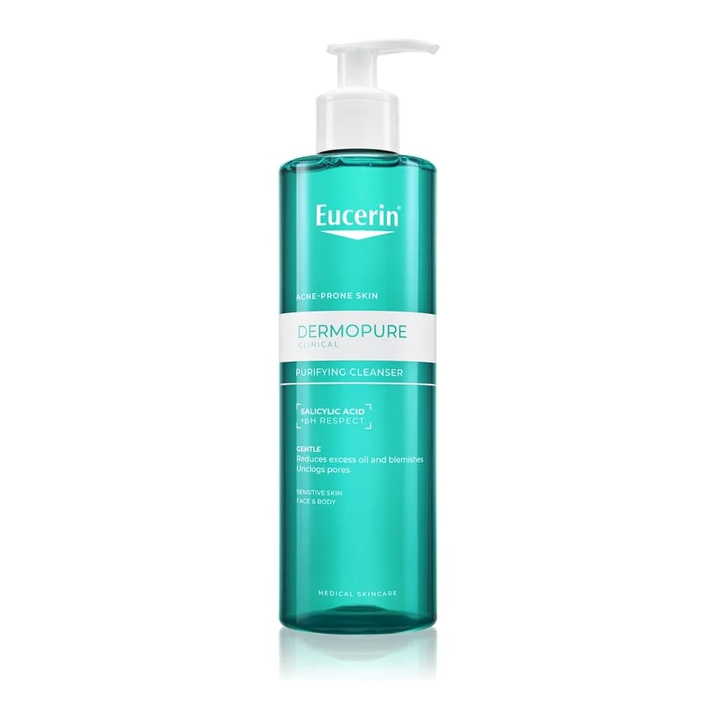 Eucerin DermoPure Clinical Purifying Cleanser deep cleansing gel for oily acne-prone skin