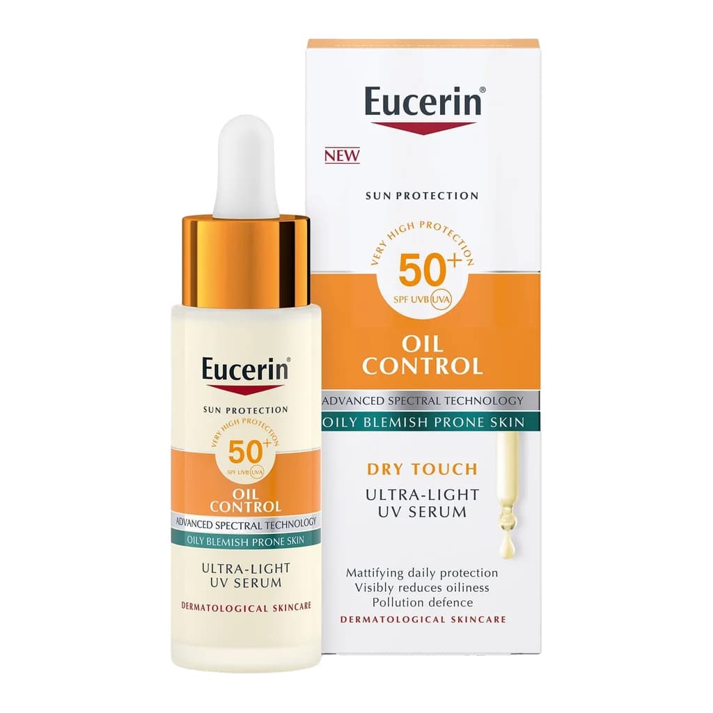 Eucerin Oil Control Ultra-Light Daily Serum SPF50+
