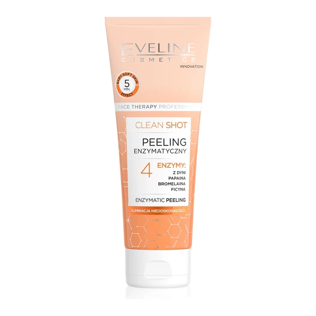 Eveline Cosmetics Clean Shot 4 Enzymes enzymatic scrub to treat skin imperfections