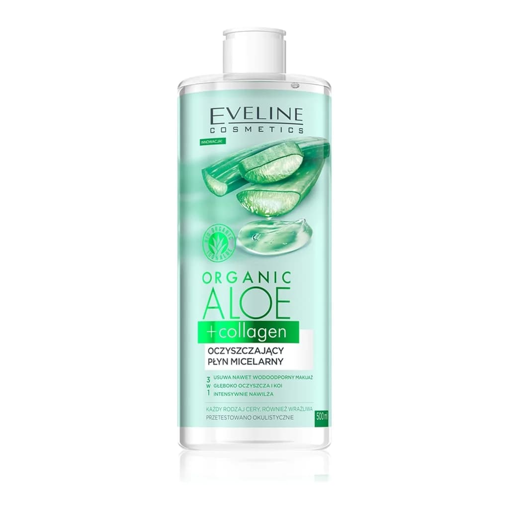 Eveline Cosmetics Organic Aloe+Collagen cleansing micellar water