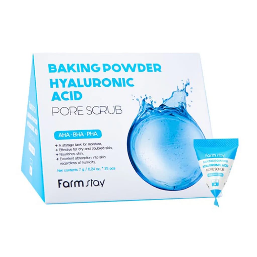 Farmstay Baking Powder Hyaluronic Acid Pore Scrub