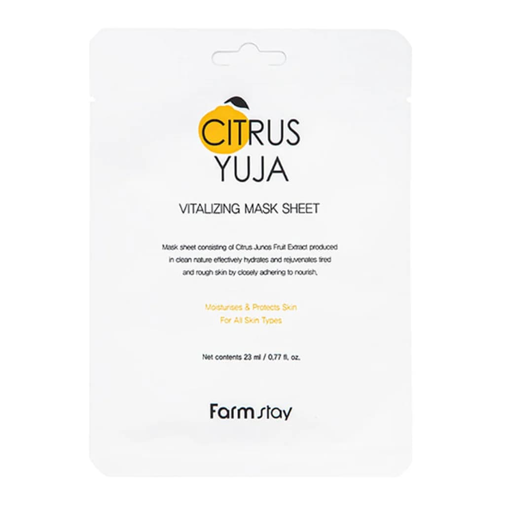 Farmstay Citrus Yuja Vitalizing Mask Sheet
