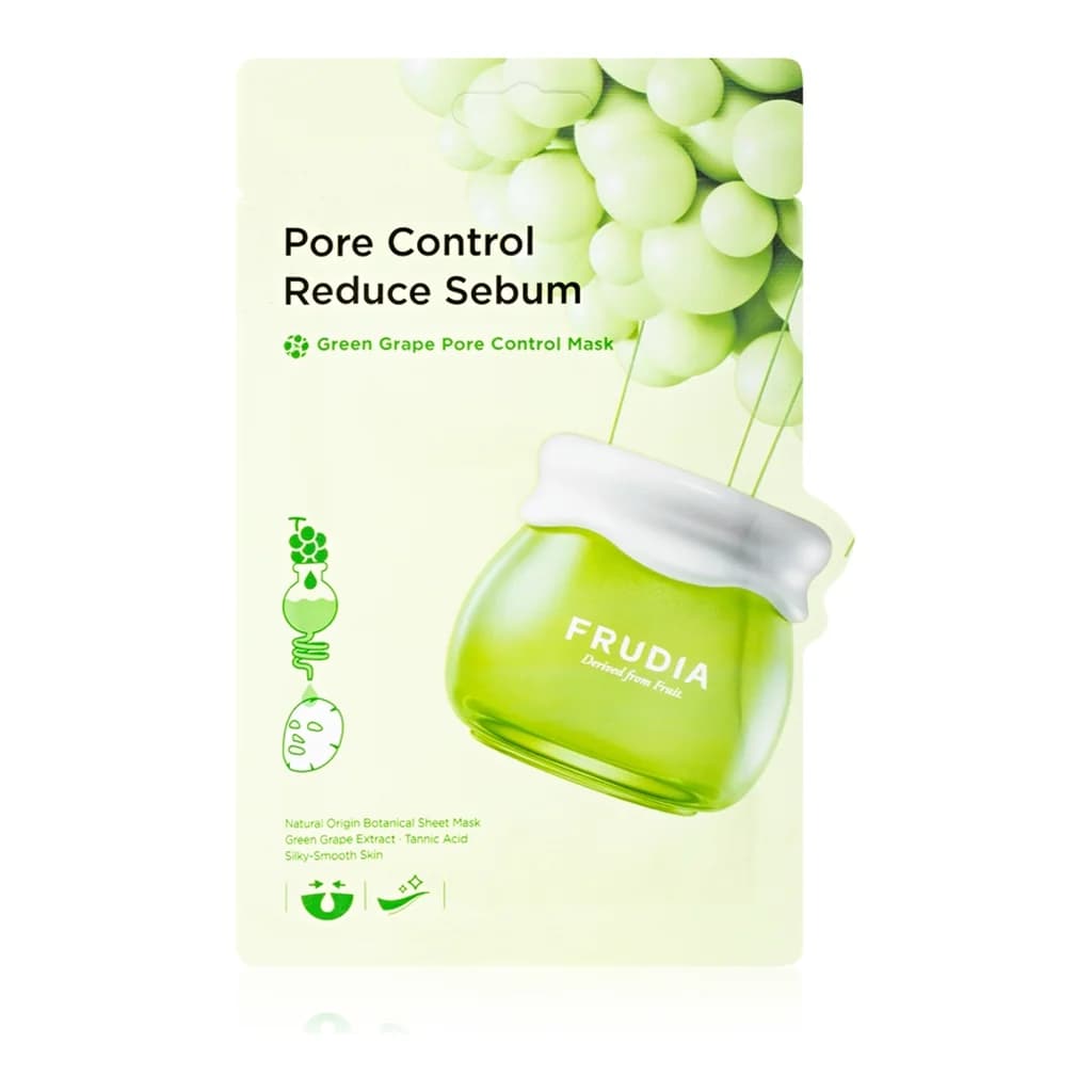Frudia Green Grape sheet mask to tighten pores