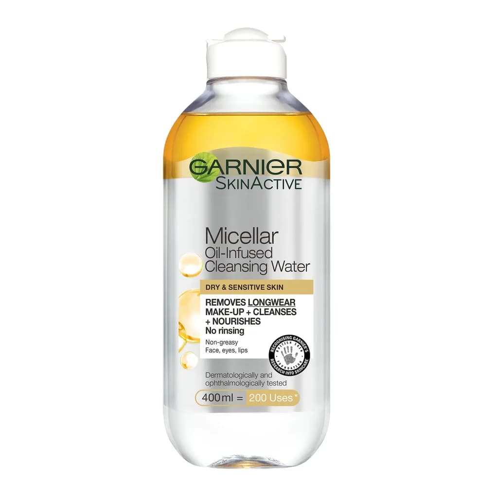 Garnier Micellar Water Oil Infused Facial Cleanser and Makeup Remover