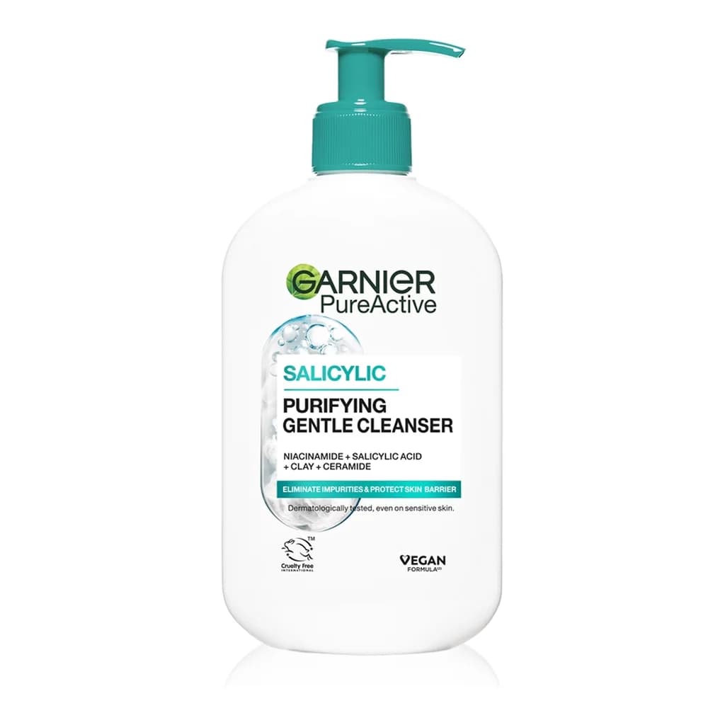 Garnier Pure Active Salicylic moisturising cleansing gel to treat skin imperfections