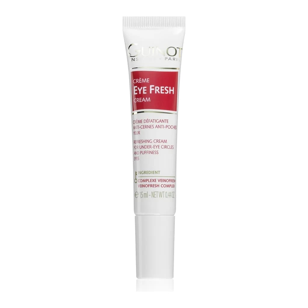 Guinot Eye Fresh eye cream to reduce puffiness and dark circles with applicator