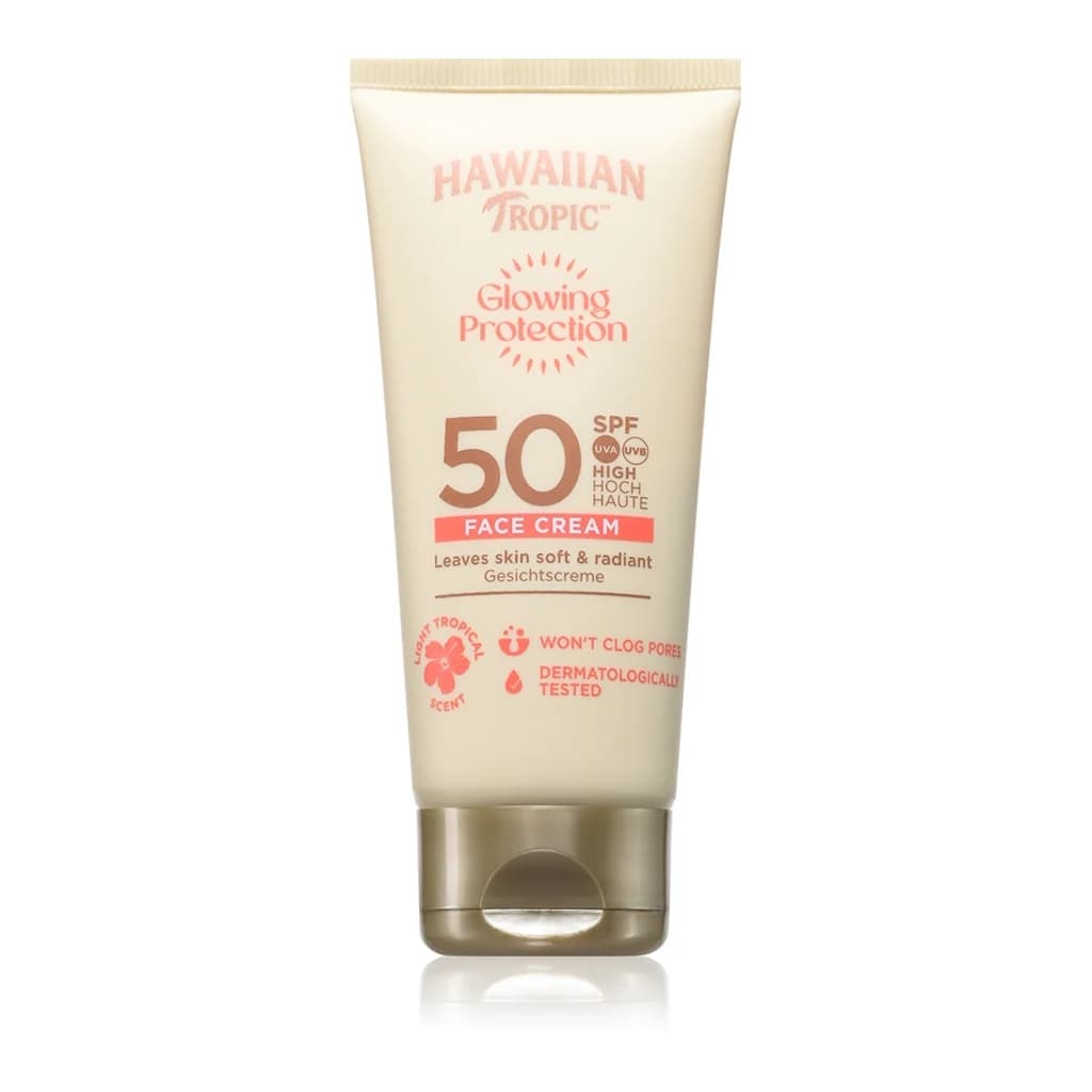 Hawaiian Tropic Glowing Protection Face Cream SPF50