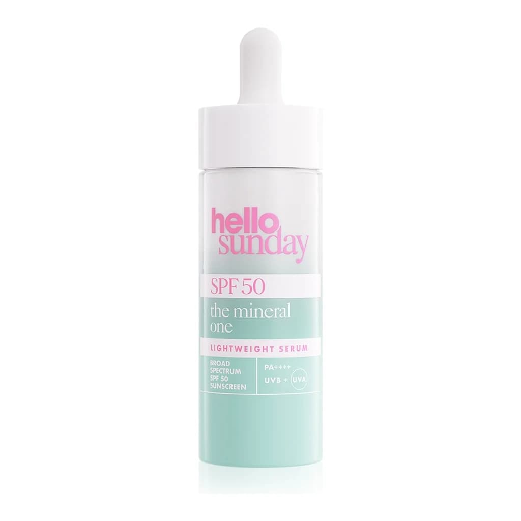 Hello Sunday the mineral one lightweight serum drops