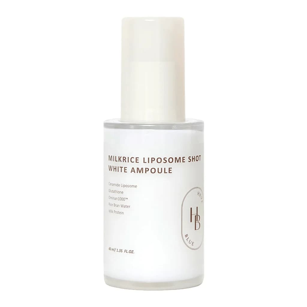 HEVEBLUE Milk Rice Liposome Shot White Ampoule