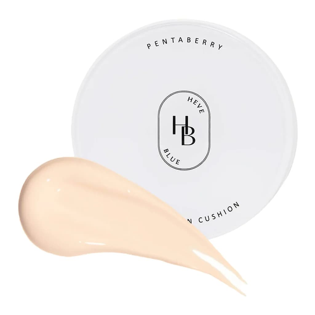 HEVEBLUE Penta Berry Panthenol Repair Glow Foundation Cushion