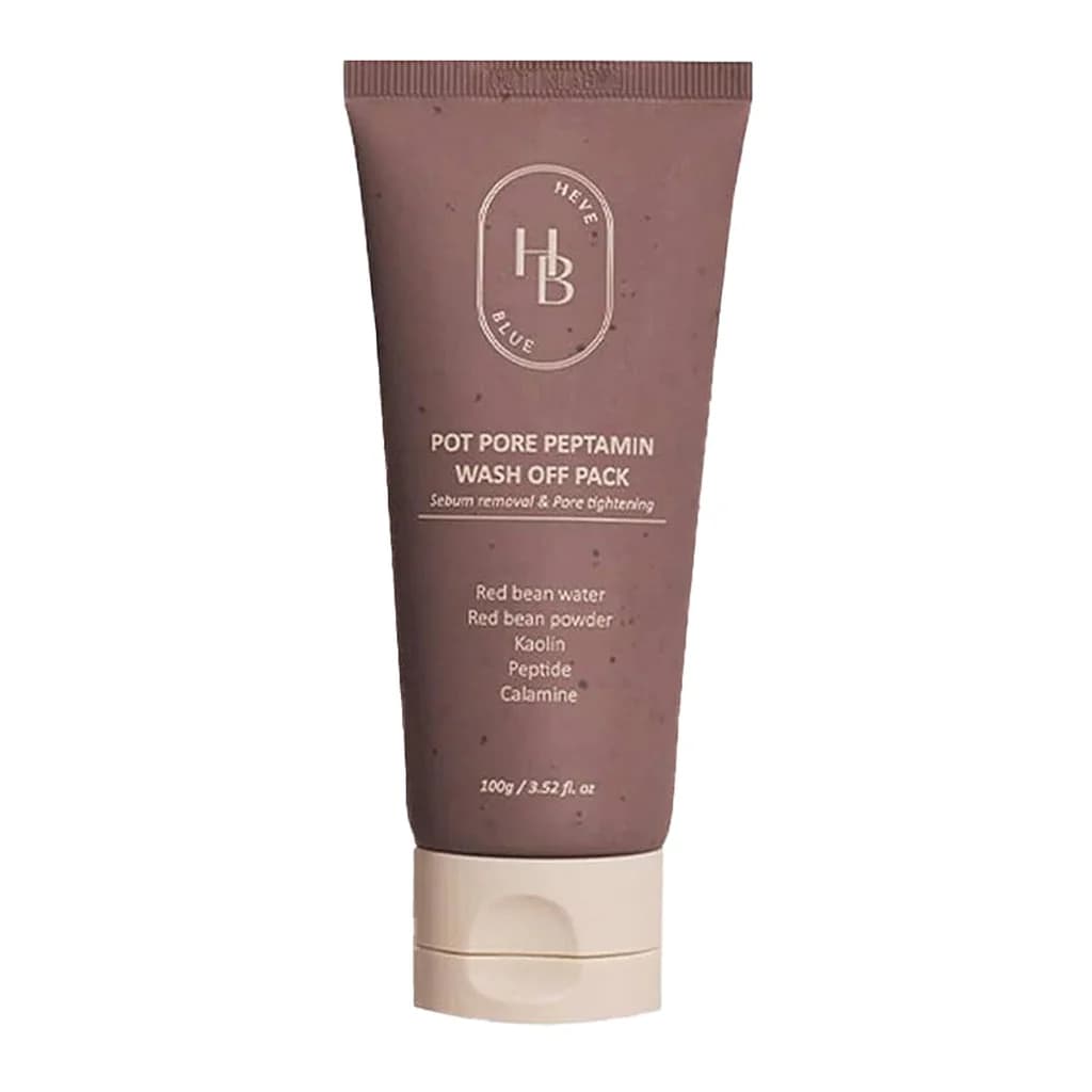HEVEBLUE Pot Pore Peptamin Wash Off Pack