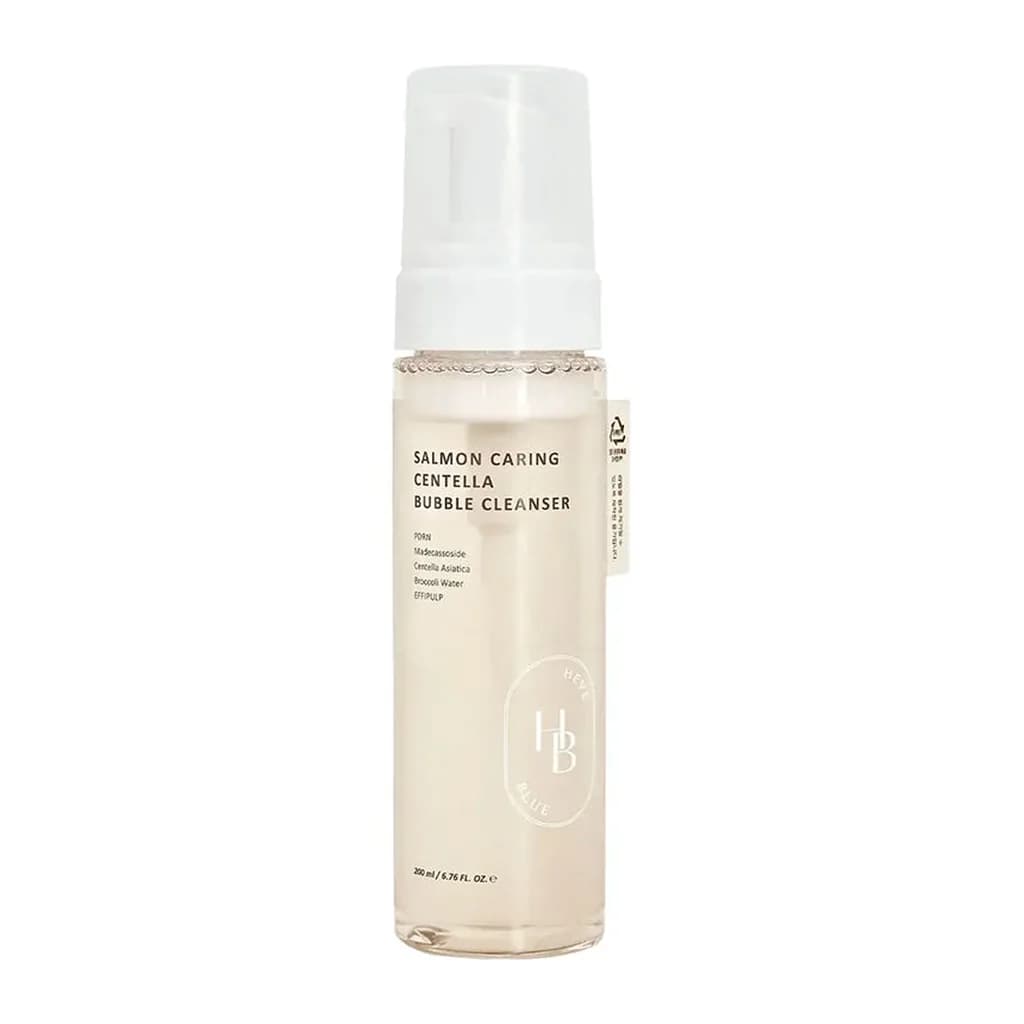 HEVEBLUE Salmon Caring Centella Bubble Cleanser