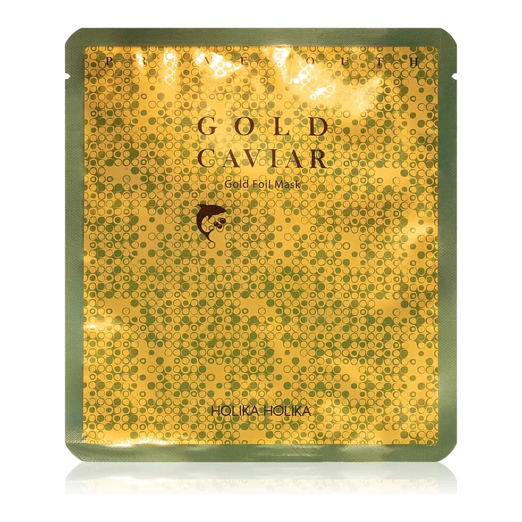 Holika Holika Prime Youth Gold Caviar caviar moisturising mask with gold