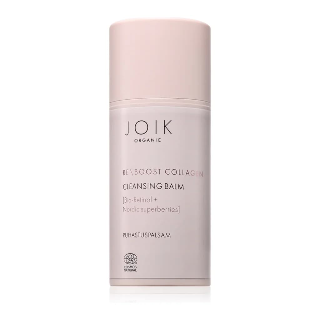JOIK Organic Re-Boost Collagen cleansing balm to support collagen production