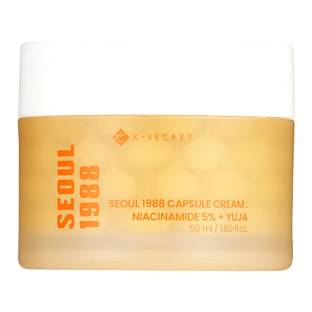 K-SECRET SEOUL 1988 Capsule Cream: Niacinamide 5% + Yuja
