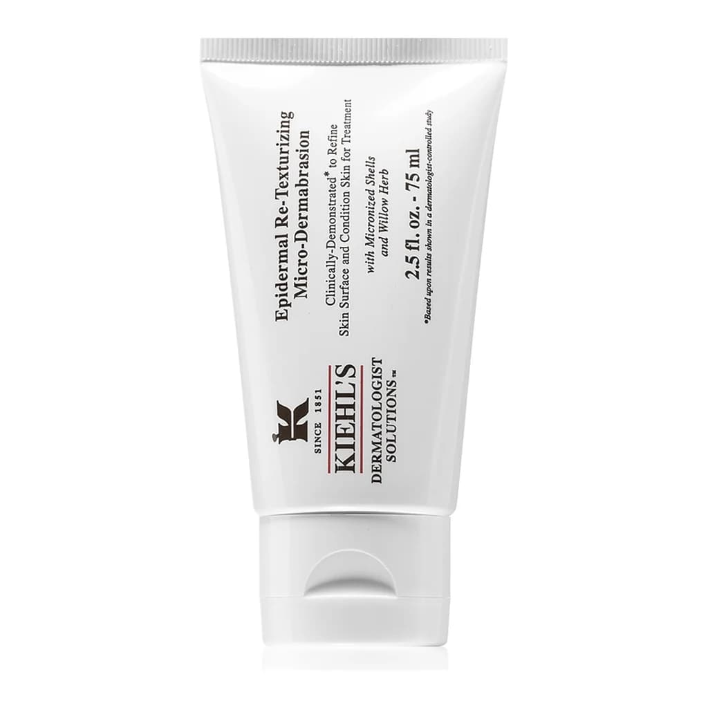 Kiehl's Dermatologist Solutions Epidermal Re-Texturizing Micro-Dermabrasion exfoliator for all skin types including sensitive