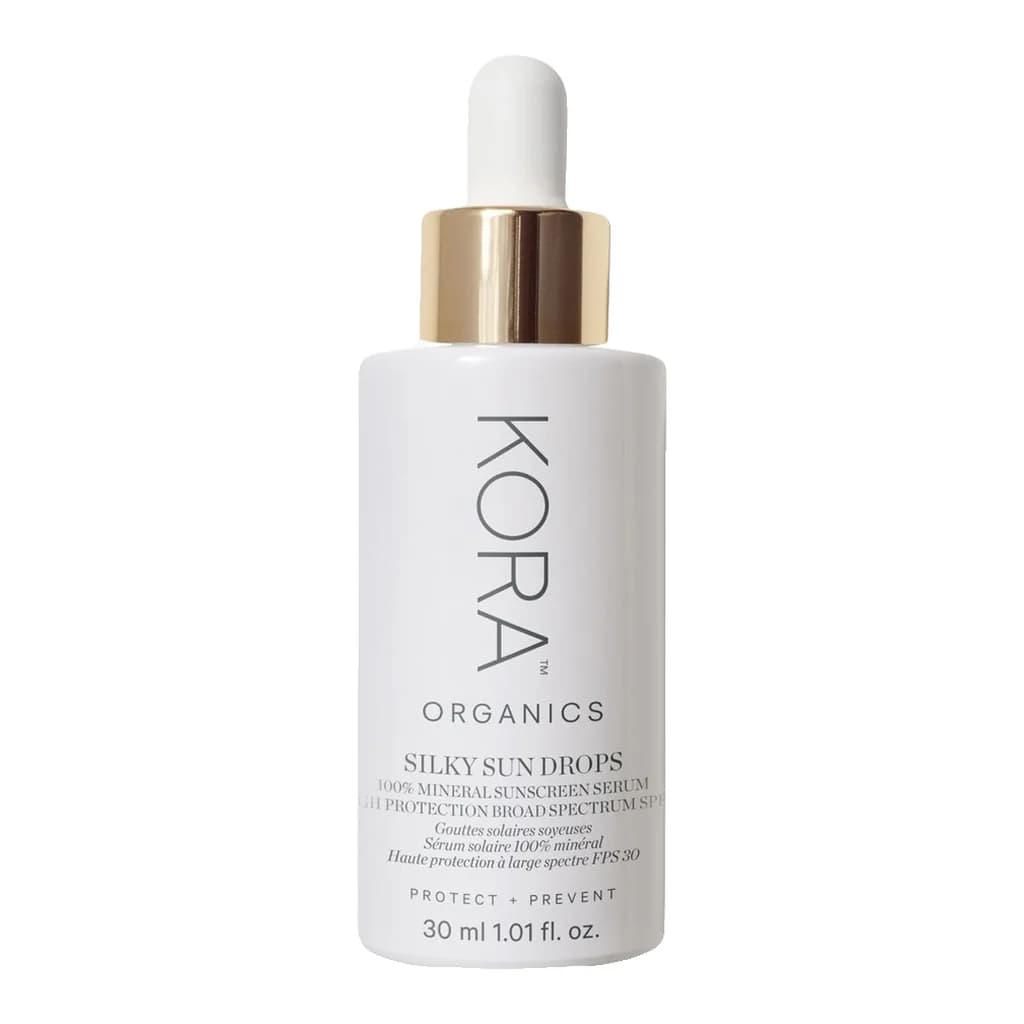 KORA Organics Silky Sun Drops 100% Mineral Sunscreen Serum