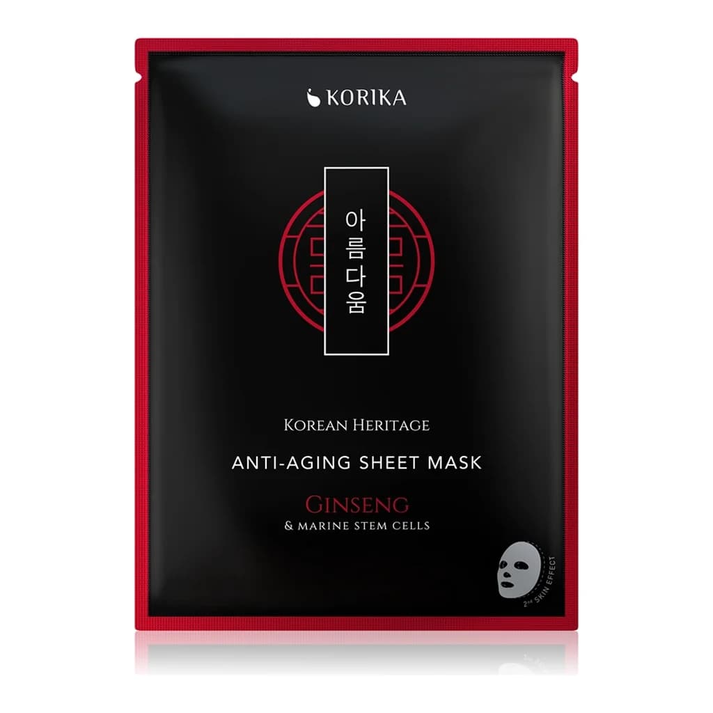 KORIKA Korean Heritage Red Ginseng & Adenosine Anti-aging Sheet Mask