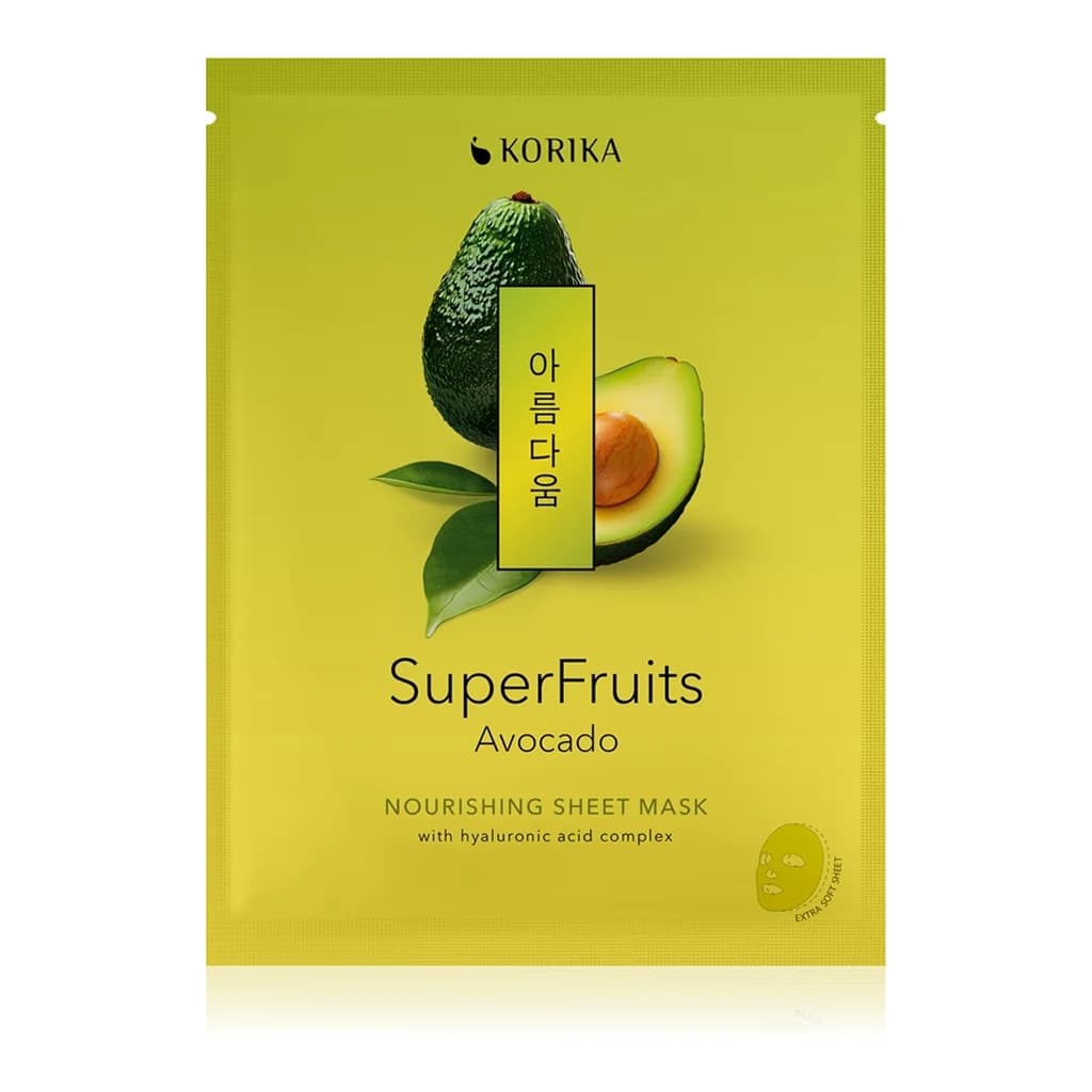 KORIKA SuperFruits Avocado - Nourishing Sheet Mask nourishing sheet mask