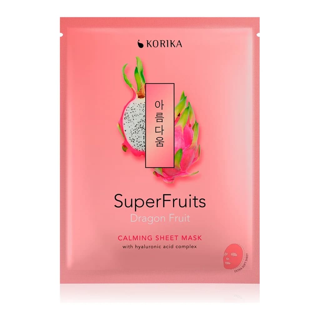 KORIKA SuperFruits Dragon Fruit - Calming Sheet Mask soothing sheet mask
