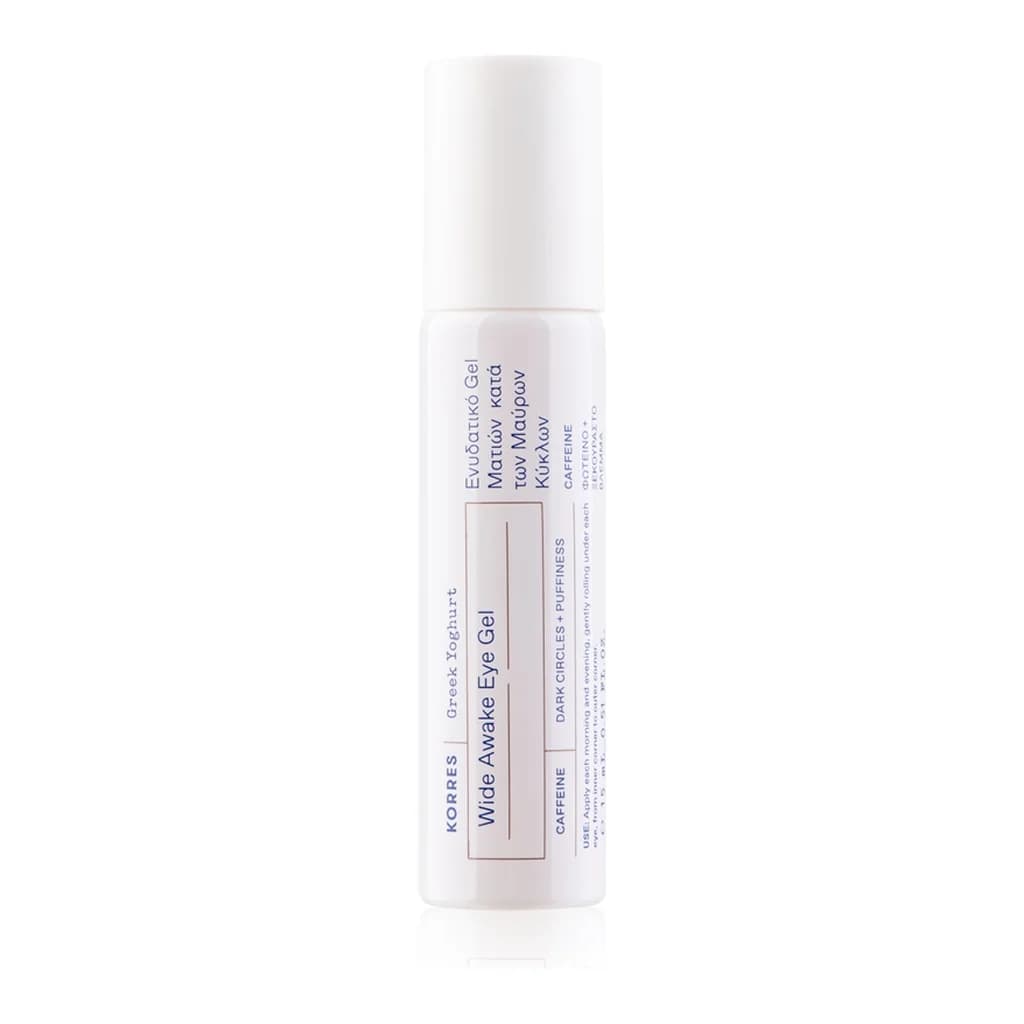 Korres Greek Yoghurt Wide Awake Eye Gel Roller brightening eye serum roll-on