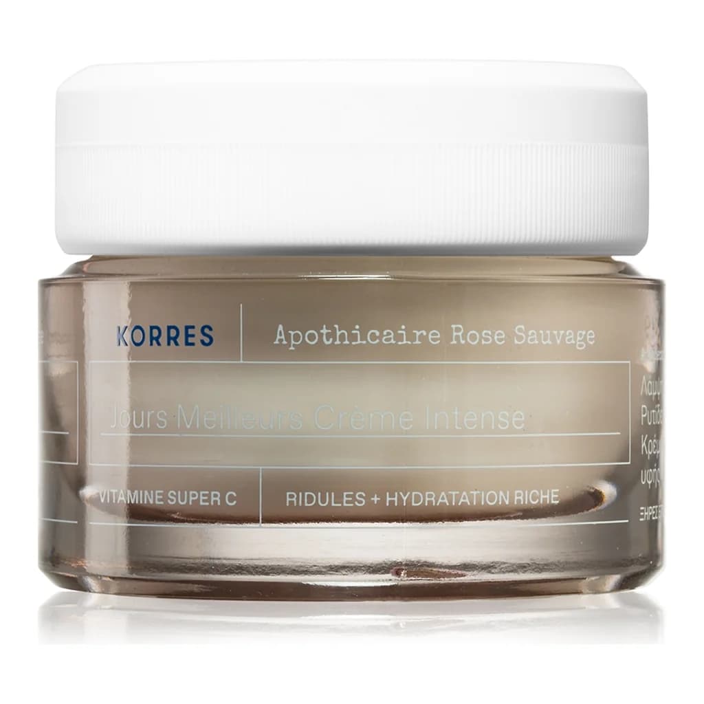 Korres Wild Rose illuminating day cream for dry skin