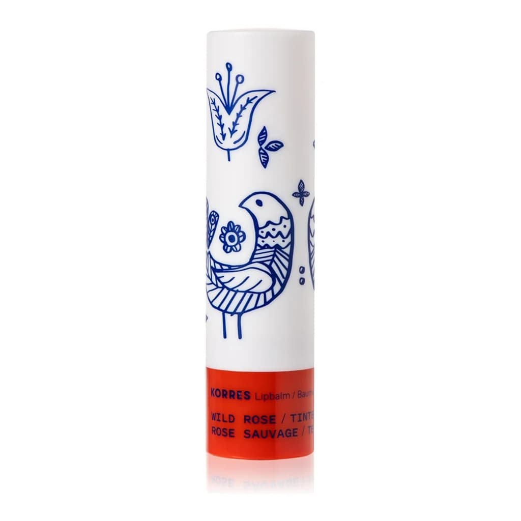 Korres Wild Rose tinted lip balm with nourishing effect