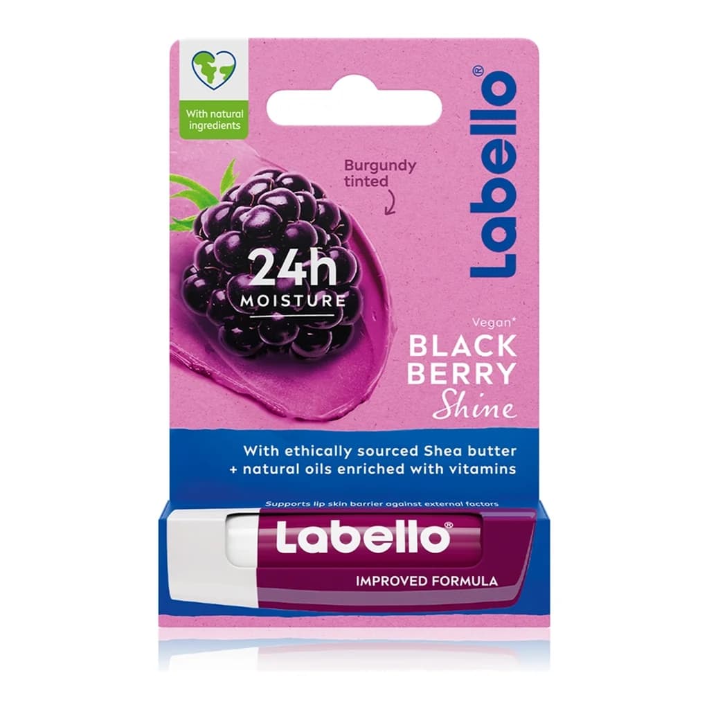 Labello Blackberry Shine moisturising lip balm