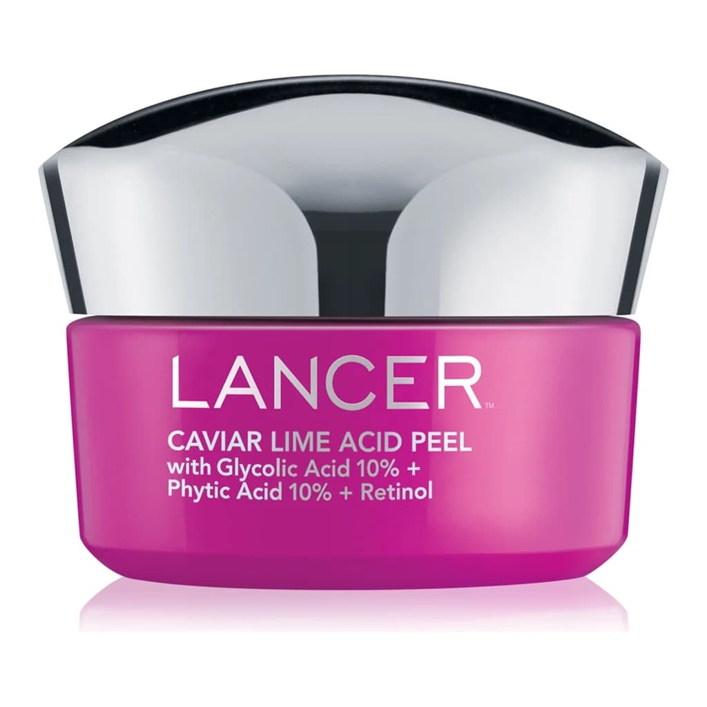 Lancer Skincare CAVIAR LIME ACID PEEL creamy scrub for radiance and hydration
