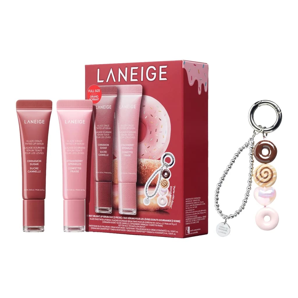 LANEIGE Donut Delight Lip Serum Duo Set