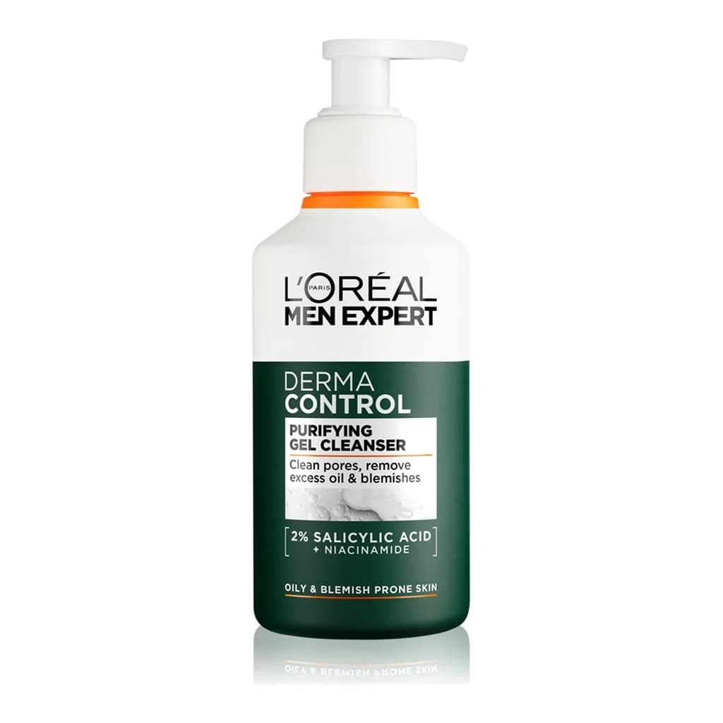 L’Oréal Paris Men Expert Derma Control cleansing gel with niacinamide