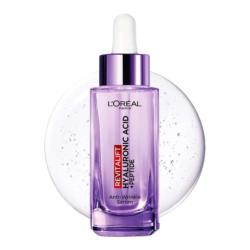 L’Oréal Paris Revitalift Filler Serum, 1.5% Pure Hyaluronic Acid, High Molecular and Micro Hyaluronic acid, Replumping and Hydrating,