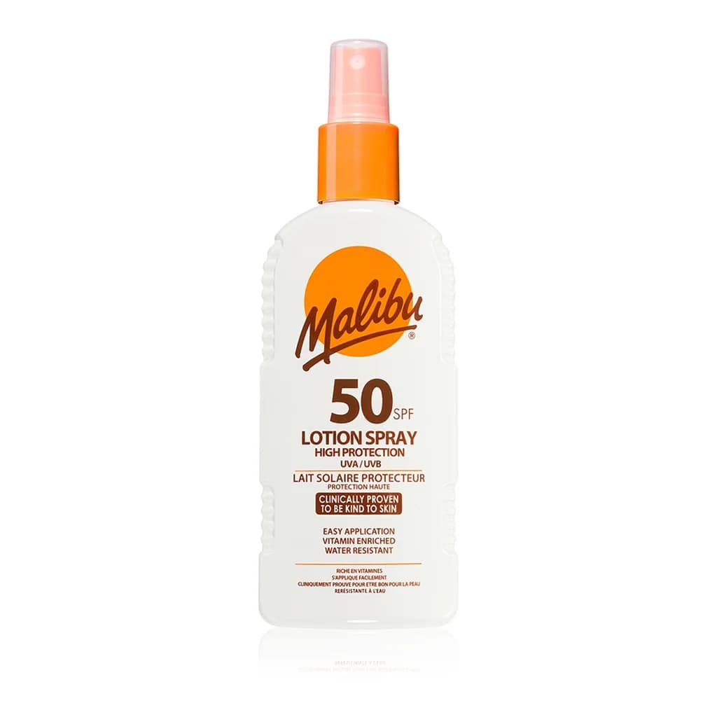 Malibu Lotion Spray High Protection SPF50