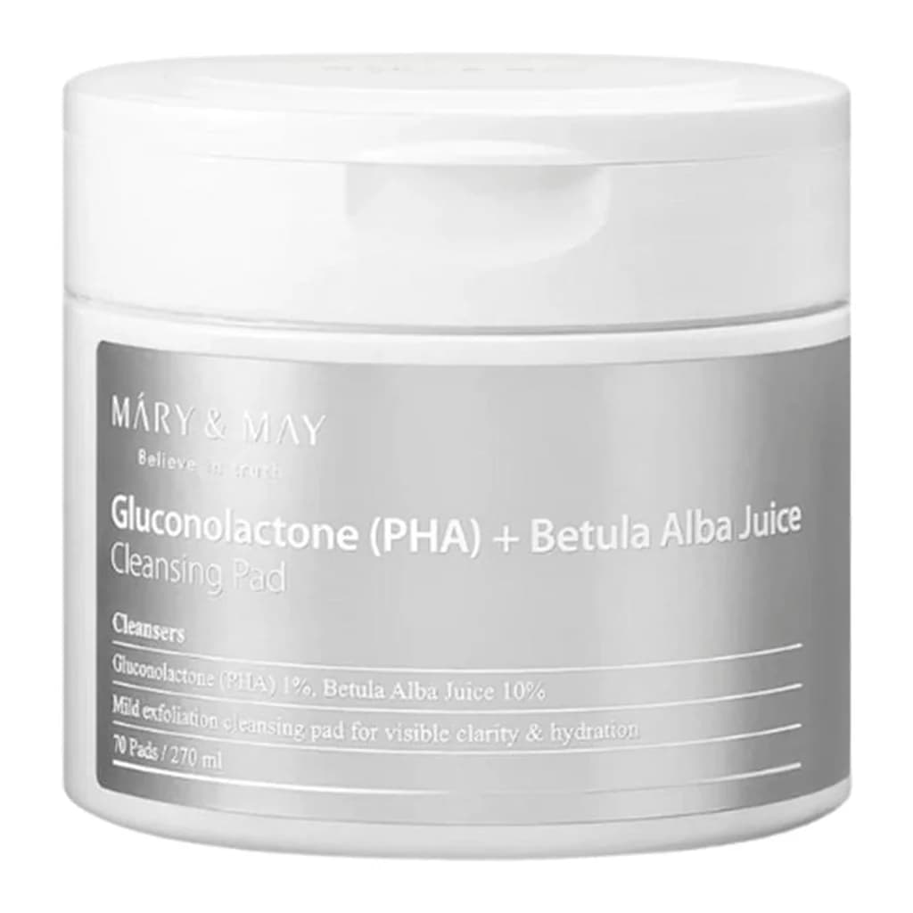 Mary&May Gluconolactone (PHA) + Betula Alba Juice Cleansing Pad