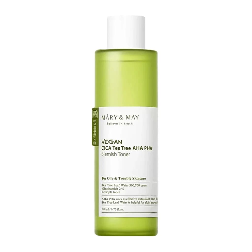 Mary&May Vegan CICA Tea Tree AHA PHA Toner
