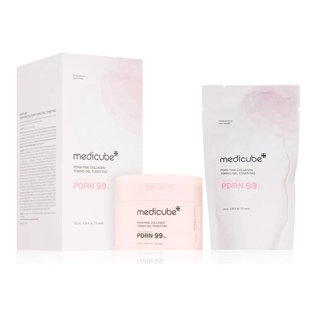 medicube PDRN Pink Collagen Toning Gel Toner Pad