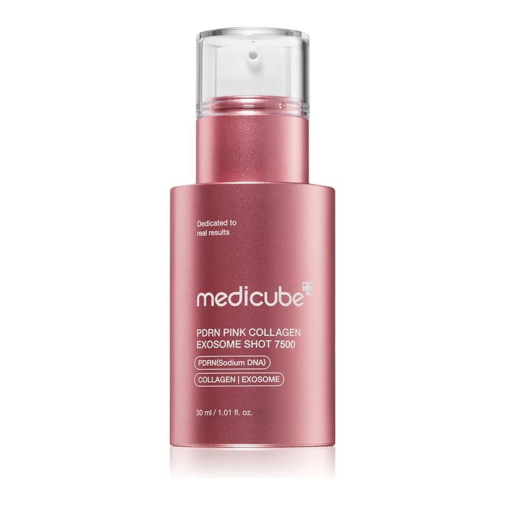 medicube PDRN Pink Exosome Shot Serum 7500 regenerating skin serum to smooth skin and minimise pores