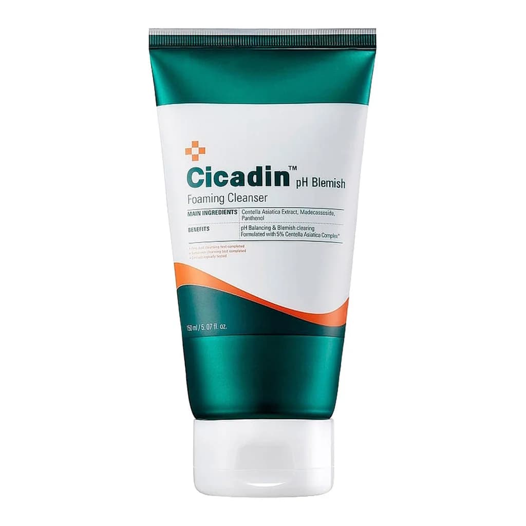 Missha Cicadin pH Blemish Foaming Cleanser
