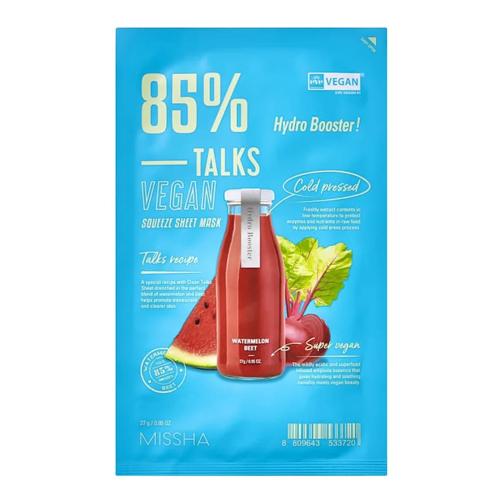 Missha Talks Vegan Squeeze Sheet Mask