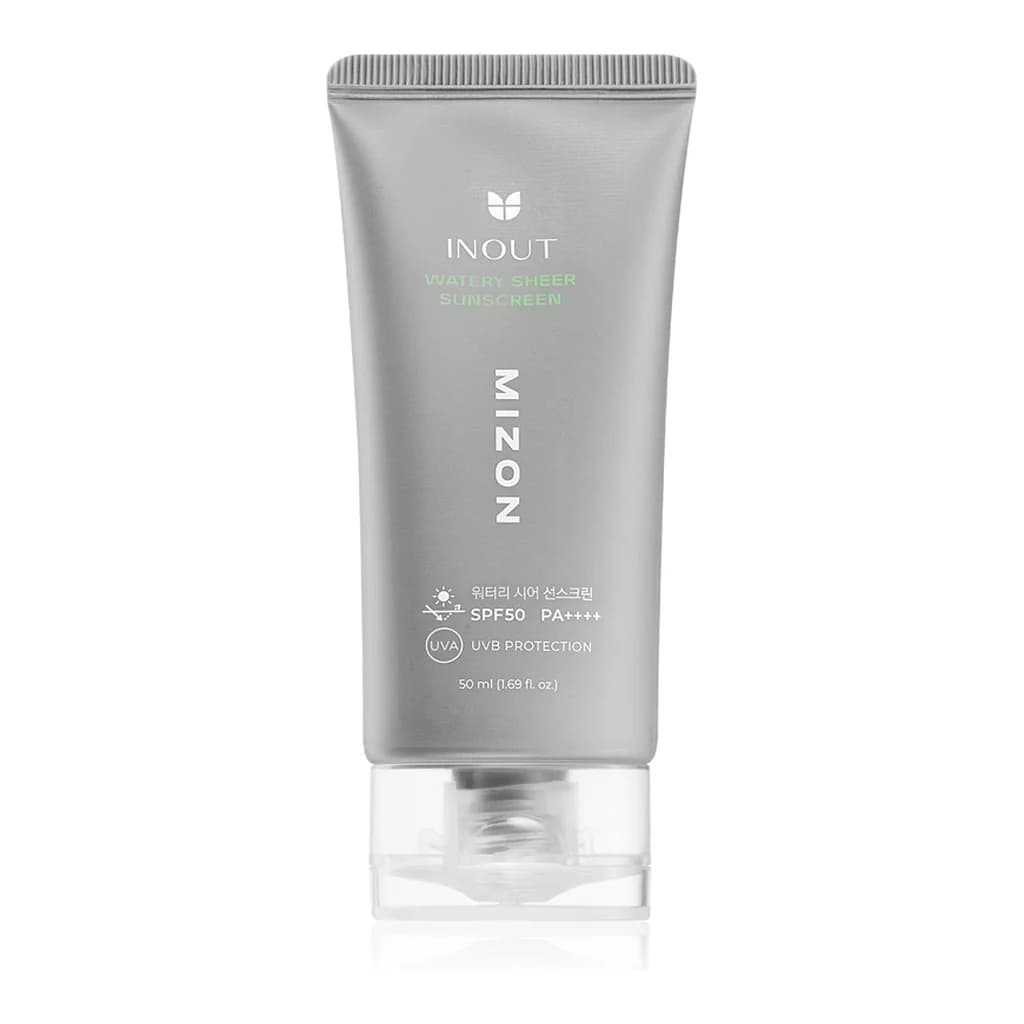 Mizon Inout Watery Sheer Sunscreen light protective face cream with moisturising effect