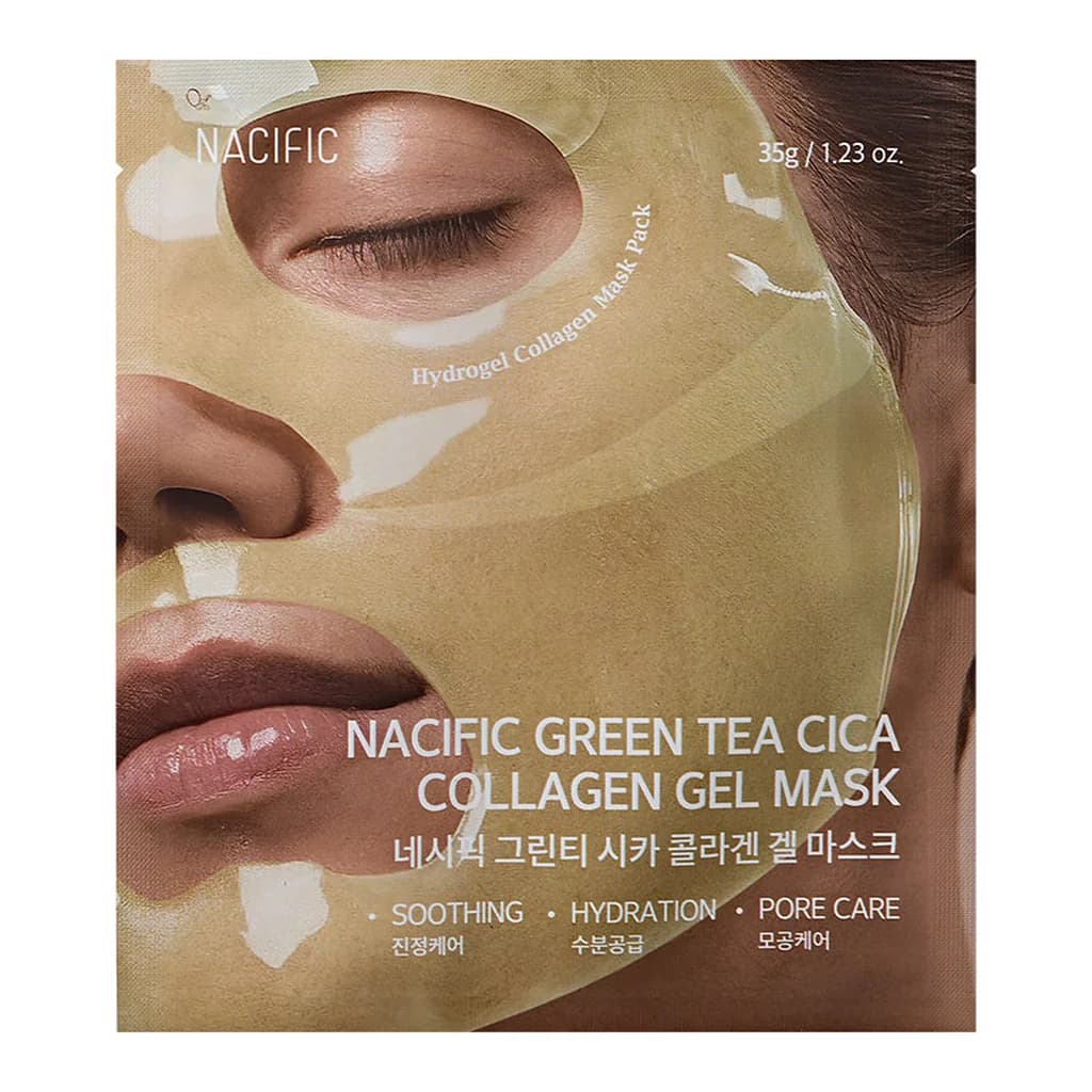 NACIFIC Green Tea Cica Collagen Gel Mask