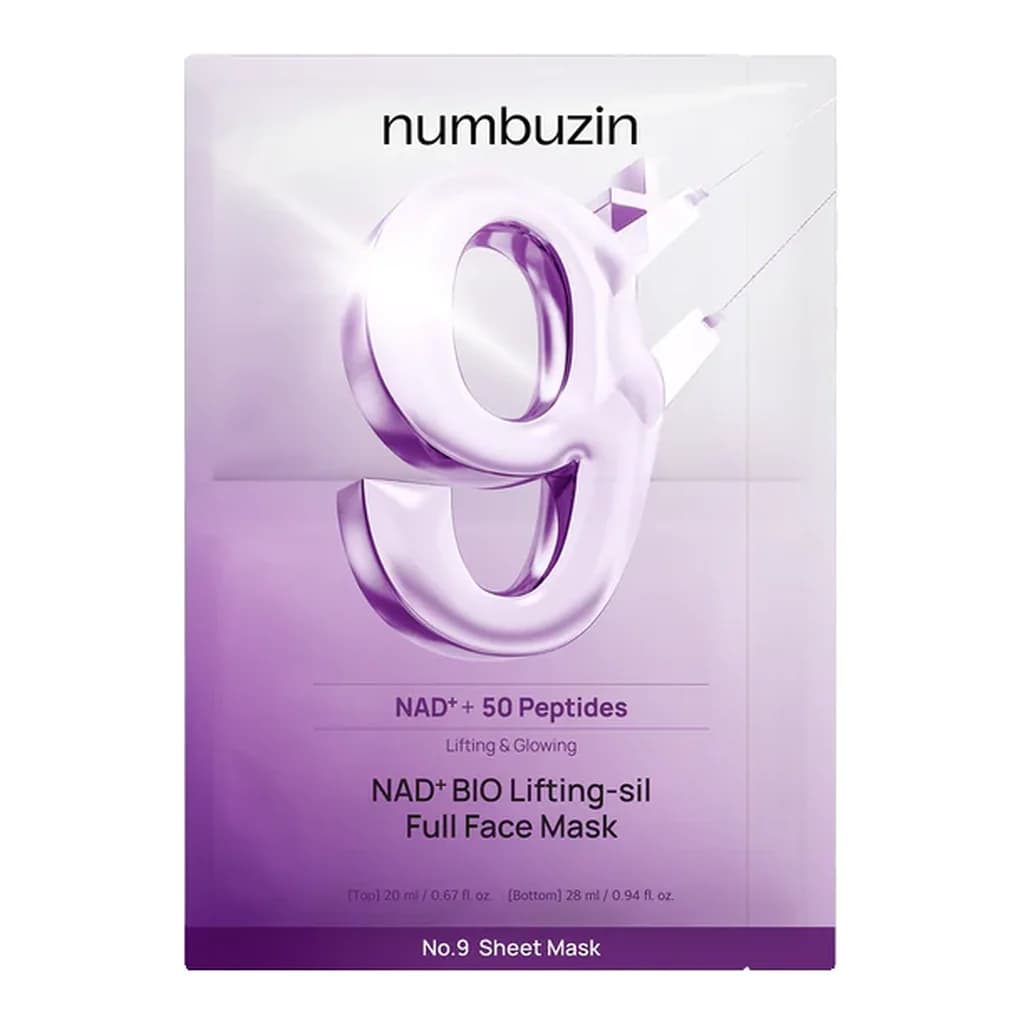 Numbuzin No.9 NAD Bio Full Face Pack Sheet