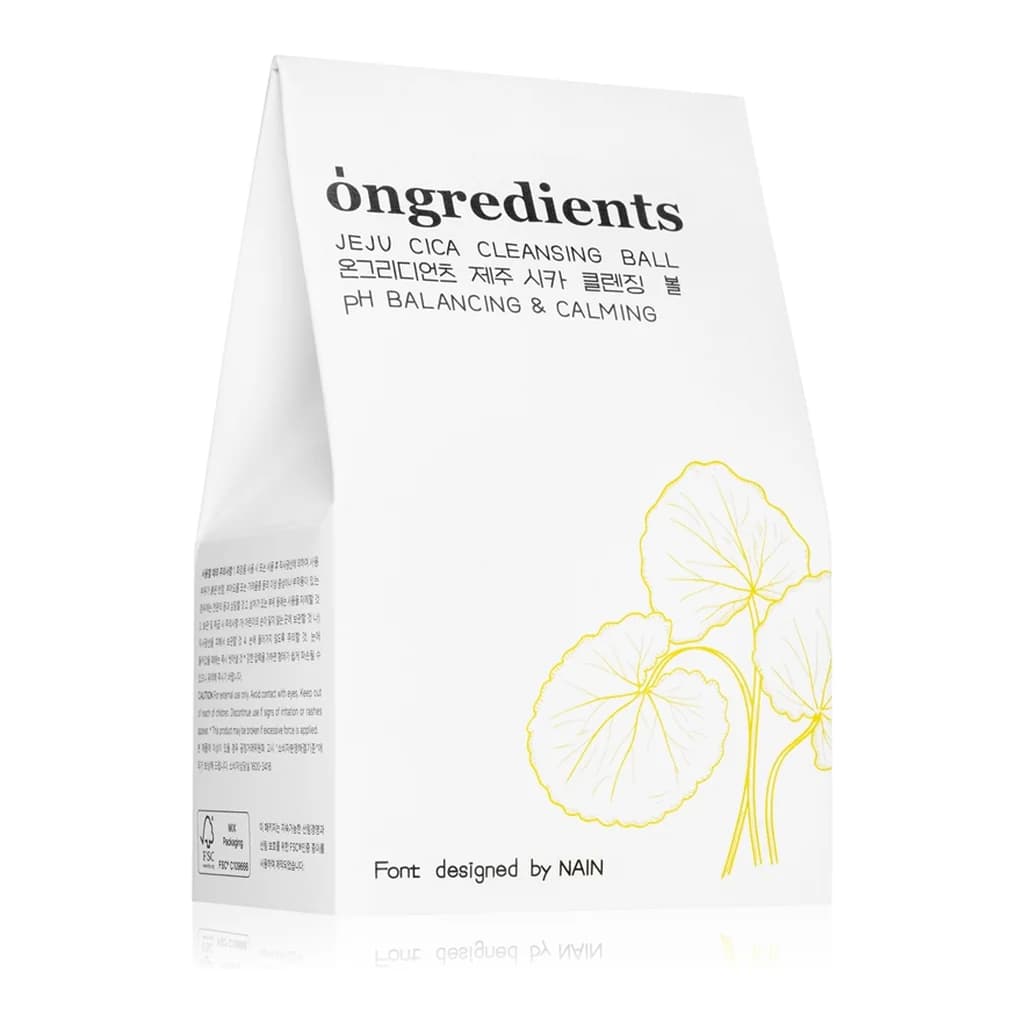 Ongredients Jeju Cica Cleansing Ball