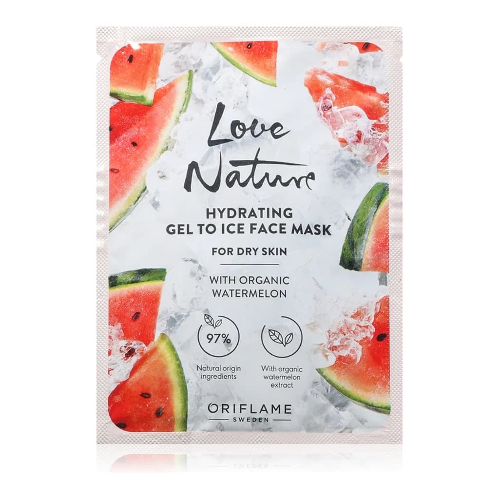 Oriflame Love Nature Gel To Ice Organic Watermelon
